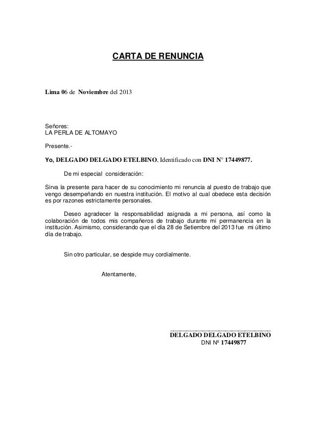 Carta de renuncia 01